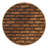 Soft Plush Ealey Industrial Brick Area Rug in Brown – LightBrown Binding-587246140