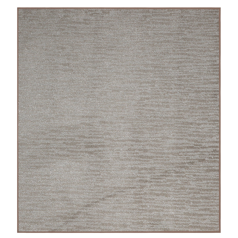 Tapis brun Jenisha, Carré 12 pi