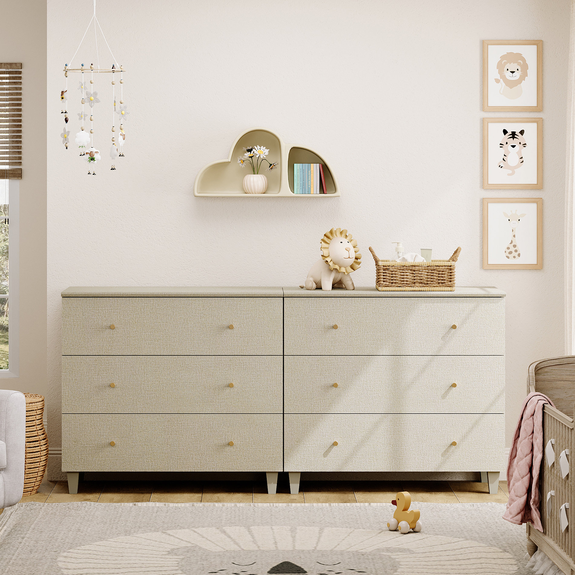 boys dresser Accursia 4 Drawer Chest Zoomie Kids Color: Red