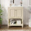 Meuble-lavabo moderne avec lavabo en céramique et rangement double-2129593686