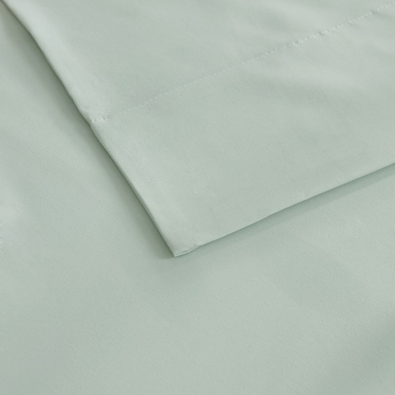 Smart Cool Aqua Coolmax Blend All Season 4-Piece Full Sheet Set, Full XL, Aqua