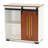 Yila 32.2'' Bar Corner Cabinet,Coffee Bar Cabinet with Wine Rack