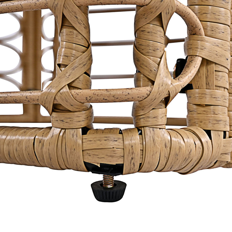 Ensemble de canapé modulaire d'extérieur 7 pièces 7 pièces, Beige