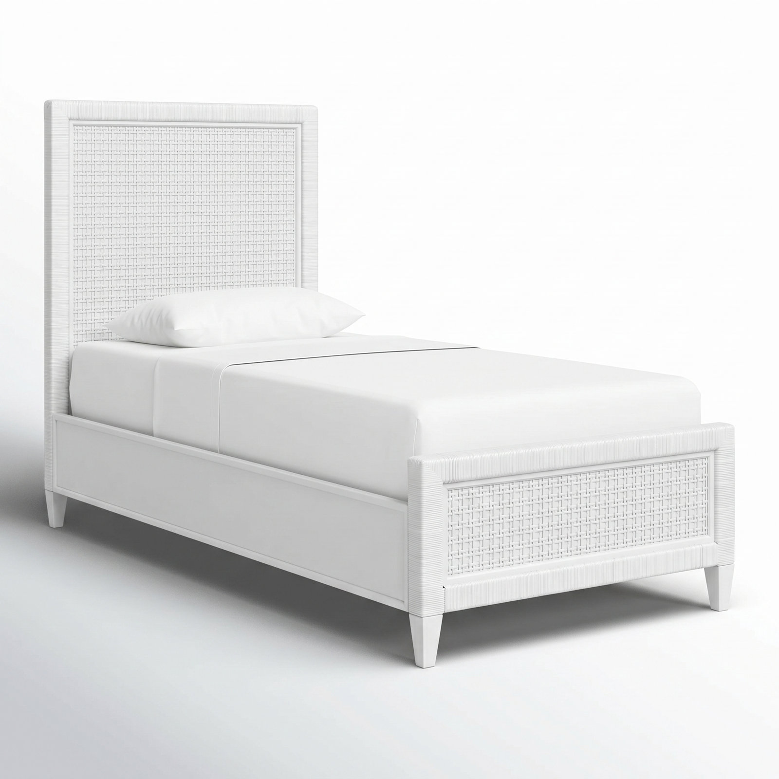 Monterey Bed, Twin, Frost White
