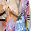 Horloge murale délicate hydrangée-93380202