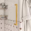 Porte de baignoire coulissante simple sans cadre avec verre trempé-116838290