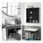 Bathroom Wall Storage Cabinet with Door and Open Shelves, Medicine Cabinet Organizer with Towel Bar-1609263145-1609263151