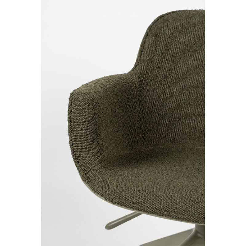 Albert Swivel Task Chair, Green, Green