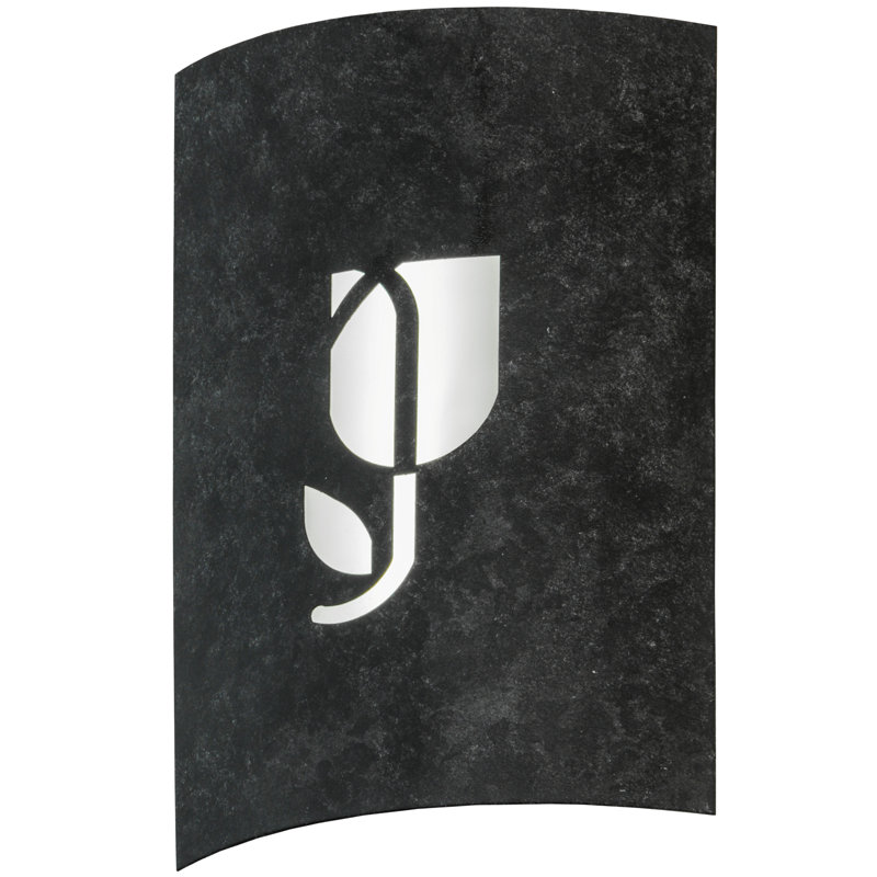 Country Inn 1 - Light LED Wallchiere, Black