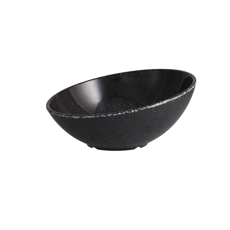 Camp Tilt Melamine Serving Bowl, Charcoal