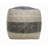 Latichia Modern Casual Distressed Upholstered Ottoman Pouf