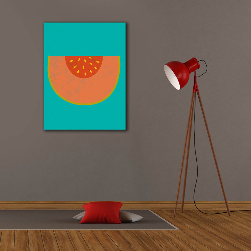 "Epic Graffiti" Fruit Party 3 "par Chariklia Zarris, art mural sur toile, 26 po x 34 po, H 34 po x l 26 po
