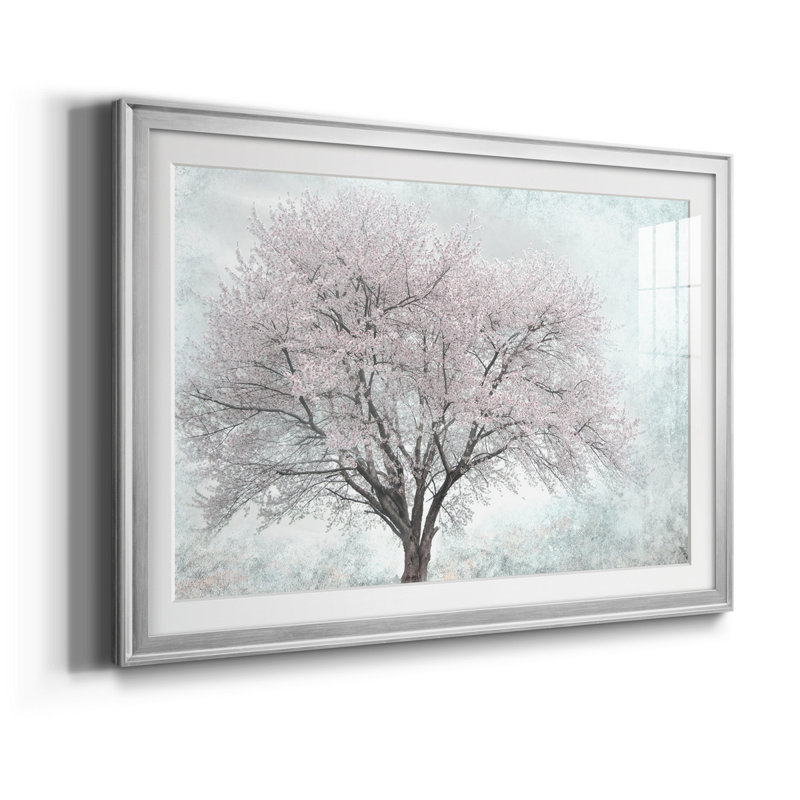 «A Feel Of Spring I», toile encadrée de qualité supérieure - prête à être accrochée, Noir, H 26,5 po x l 73 po x P 1,5 po
