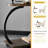 360°Swivel TV Tray Table For Small Spaces, Couch Tables That Slide Under, C Shaped Side Tables With Wheels For Living Room And Bedroom, Bed,Chair, Snack Table