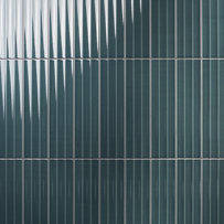 Radiant Fluted 4.43'' W x 17.62'' L Crackled Ceramic Subway Wall Tile (9.26 Sq. Ft. / Case)