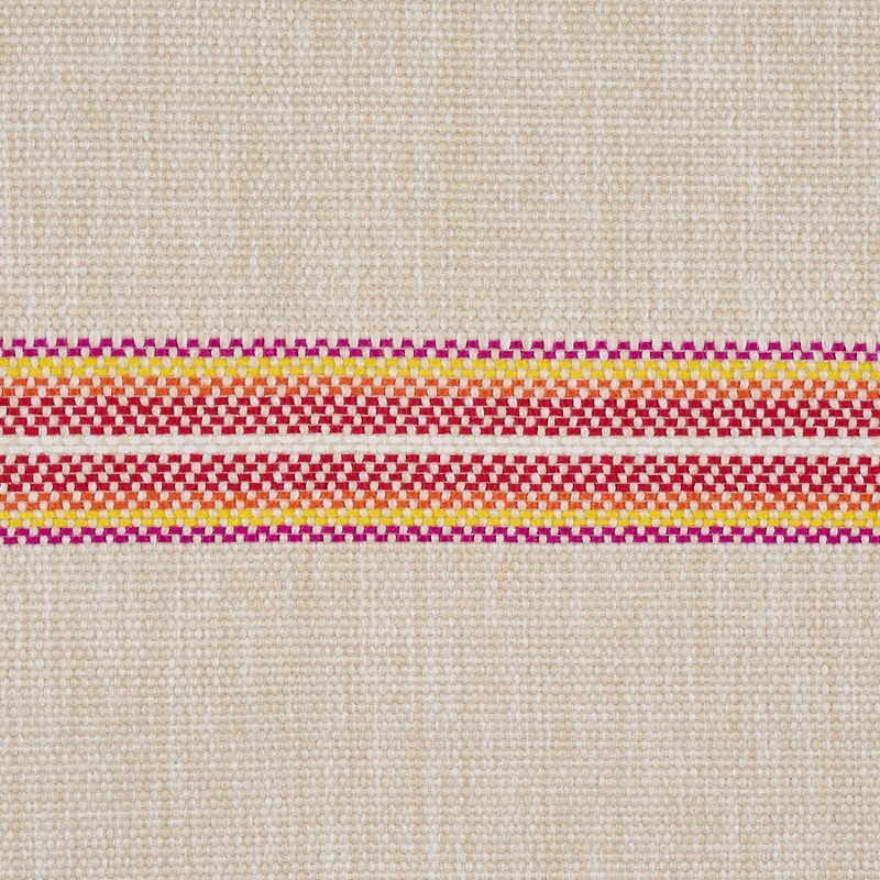Tissu intérieur / extérieur Garden Stripe, Rouge