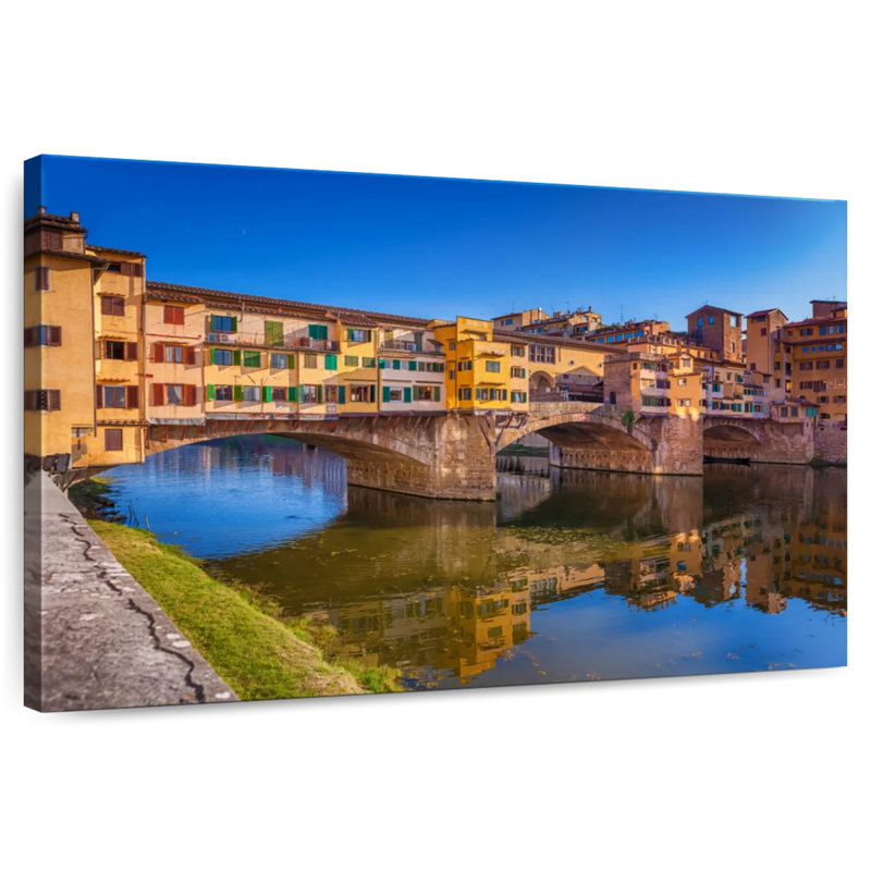 Lilie Ponte Vecchio In Florence, 8" H x 12" W
