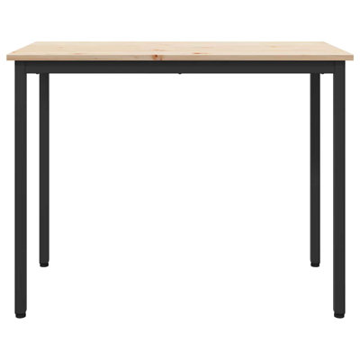 Metal Base Dining Table