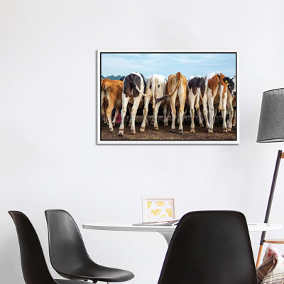 Buttocks And Tails by Clara Bastian - Print on Canvas