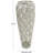 Gathel Arched Geometric Floor Vase-450400061-450400062