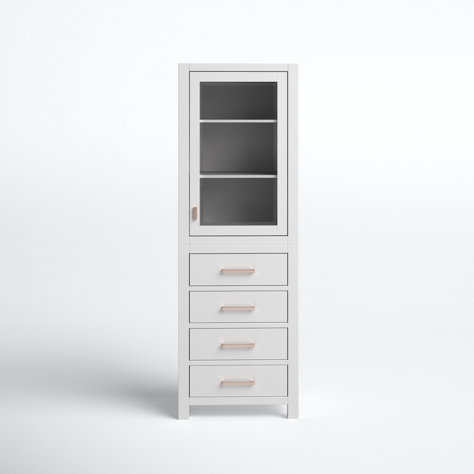 Keira Linen Cabinet, Chilled Gray