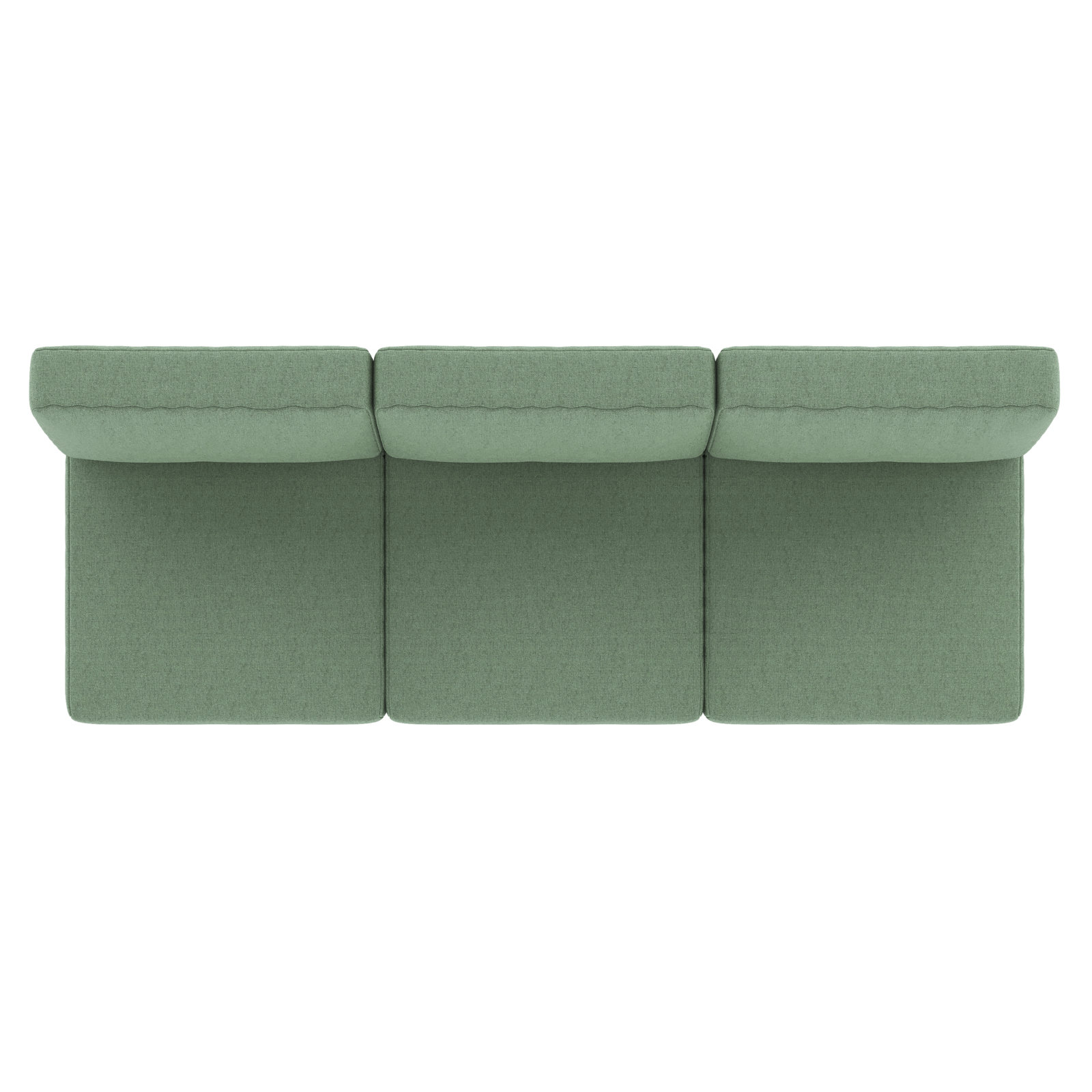 25" Sunbrella® Sofa Seat and Back Cushion, Sunbrella Bliss Aloe