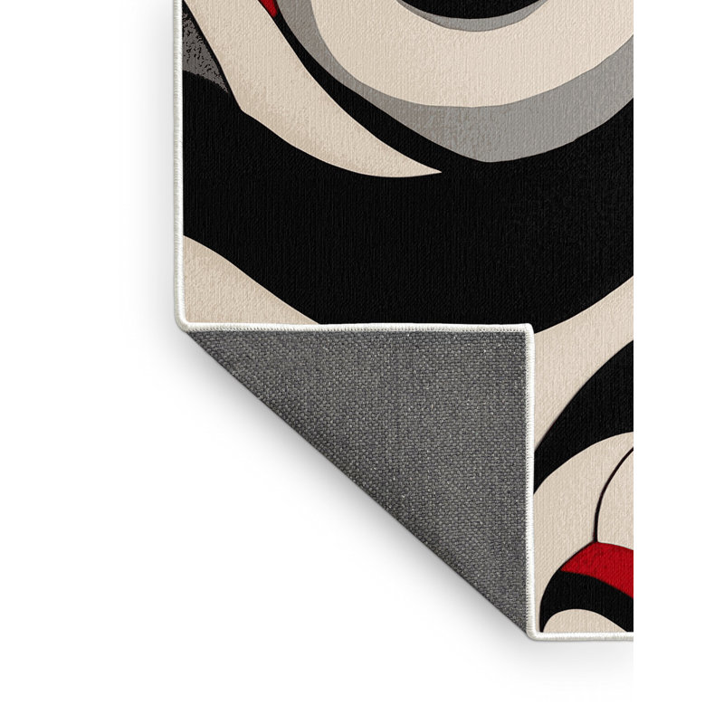 Cosmic Blaze Rug, Round 5'