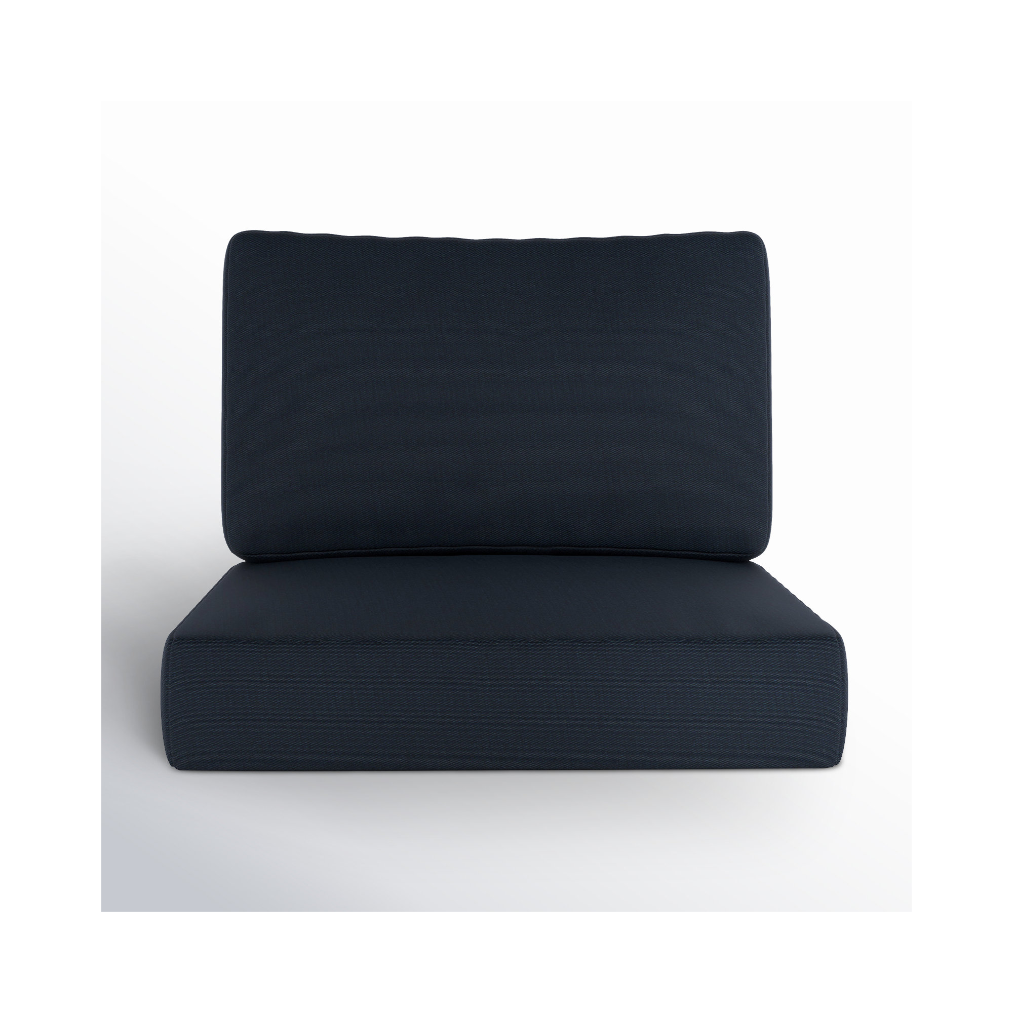 Outdoor Sunbrella Seat/Back Cushion, Canvas Navy Sunbrella® Canvas