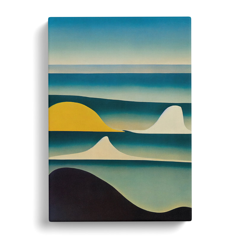 Seascape Abstract Vol.6 - Wrapped Canvas, 50cm H x 35cm W x 3cm D