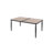 Rectangular Iron Outdoor Dining Table Umbrella Hole , 37 " W 60.7 " D-603803806