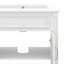Ensemble de meuble-lavabo 24 po avec lavabo, ensemble de meuble-lavabo simple autoportant, armoire de rangement pour salle de bain avec 2 portes et tablette réglable-1568619229-1568619230