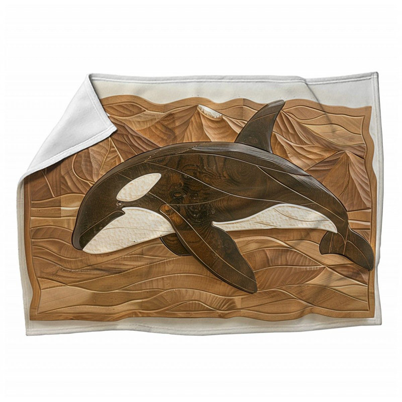 Machine Printed Throw Blanket, 50" x 60"