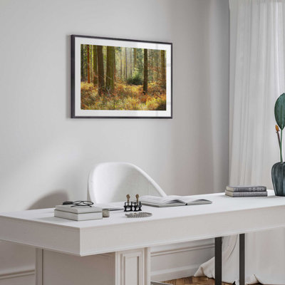 «Autumn Whispers In Normandy», reproduction d'art encadrée sur papier par Caroyl La Barge