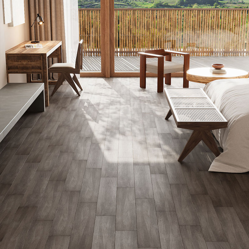 91.5x15.2 cm Plastic Tile in Brown