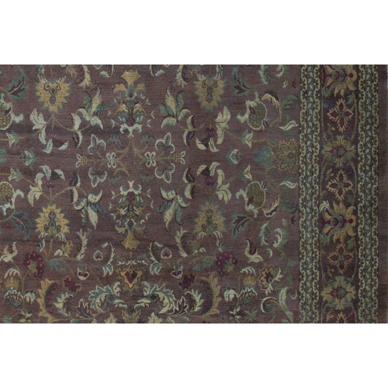 Tapis rouille de haute qualité noué à la main