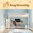 Queen Size Loft Bed With L-Shaped Desk And USB, Metal Loft Bed With Wardrobe And Adjustable Shelf, High Loft Bed With LED For Kids Teens Adults,