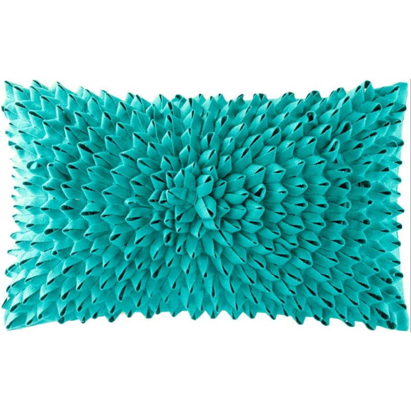  Housse de coussin rectangulaire, Turquoise