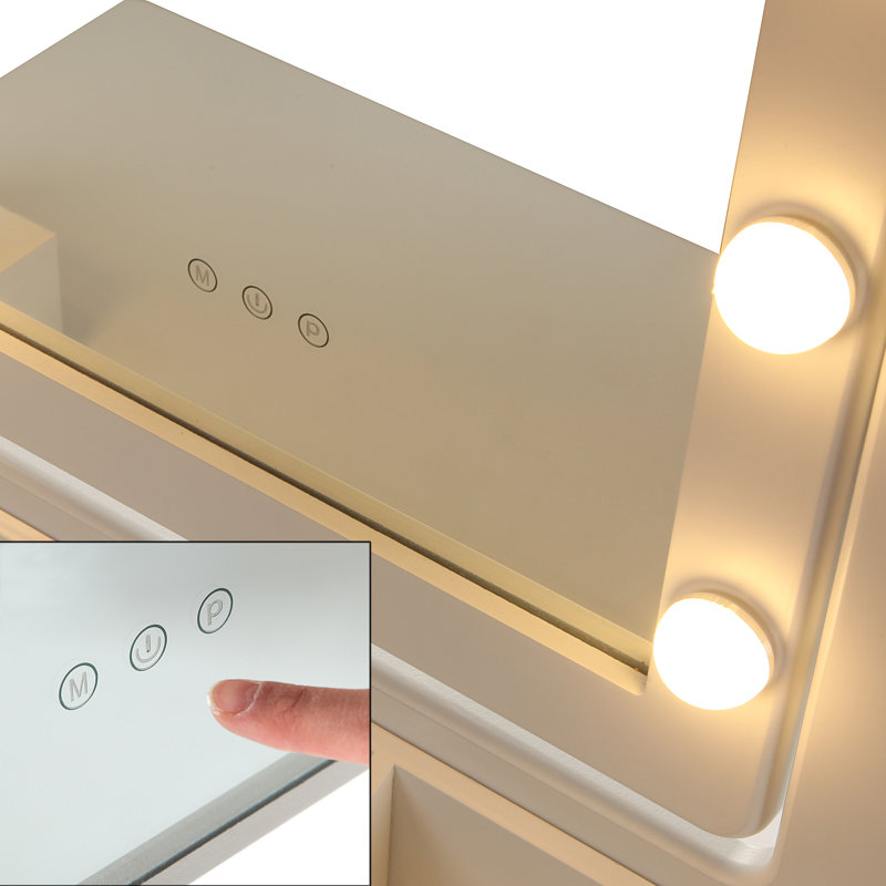 Asotin Dressing Table with Mirror