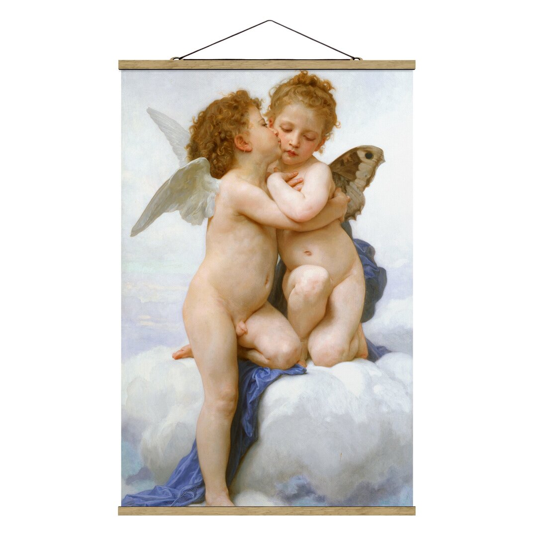 Wandbild Der erste Kuss von William Adolphe Bouguereau