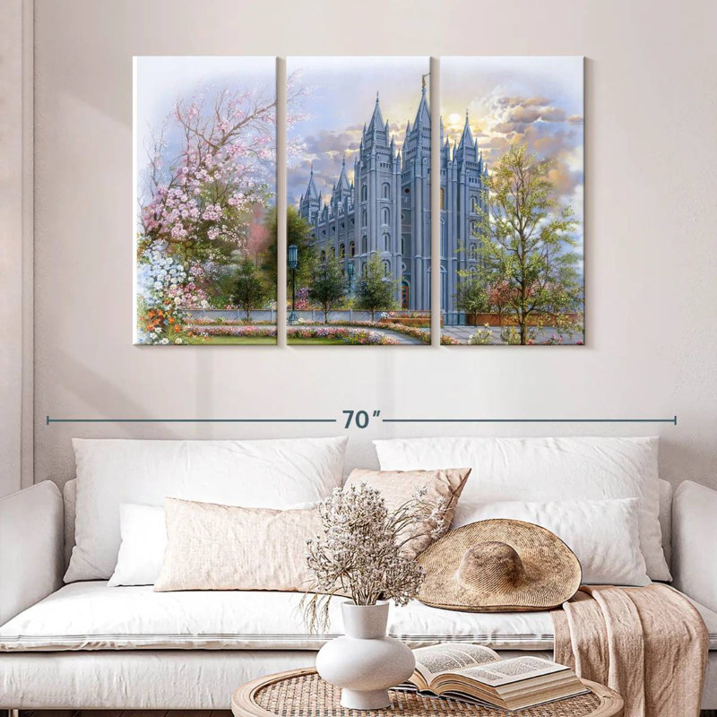 Rorry Temple Garden, 32" H x 50" W