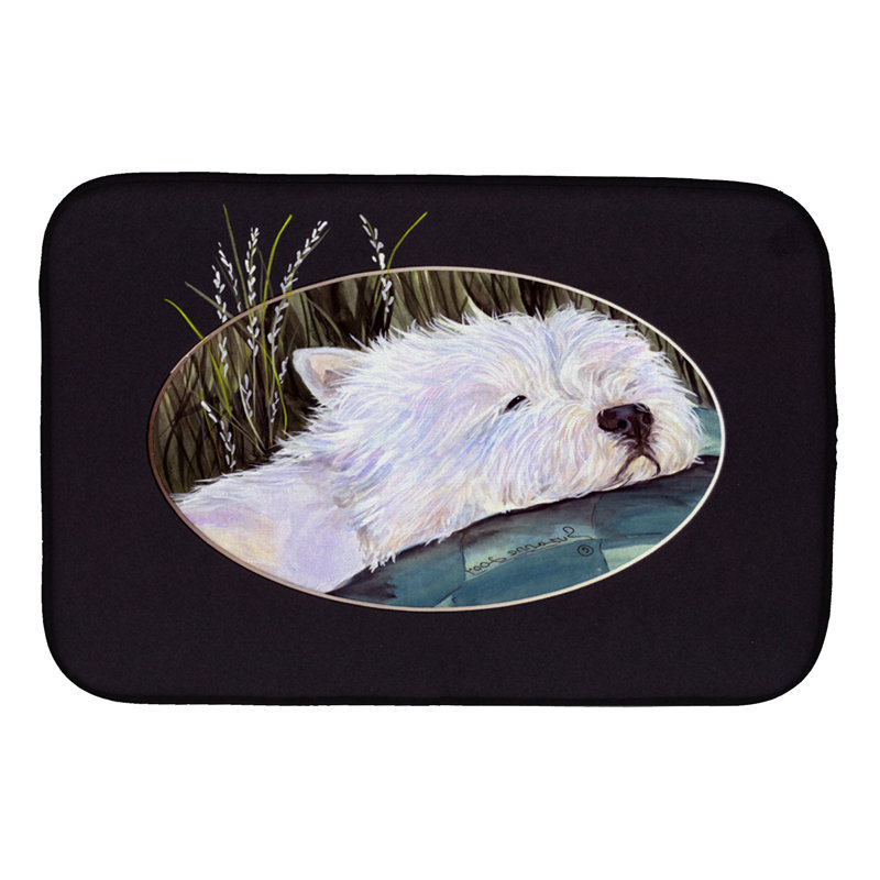 Tapis de séchage westie