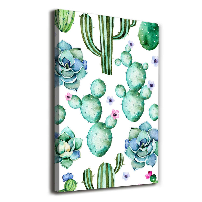 Cacti - Wrapped Canvas Print