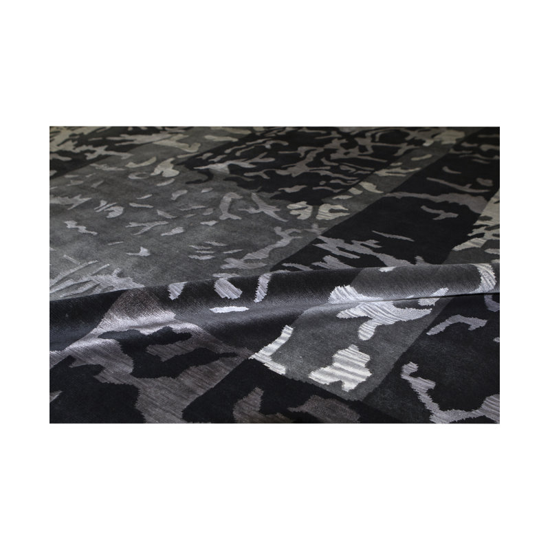Windsom Hand-Knotted High-Quality Gray Area Rug