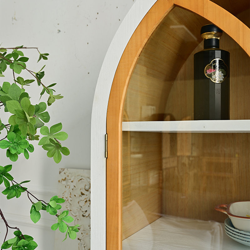 Buffet en bois massif blanc