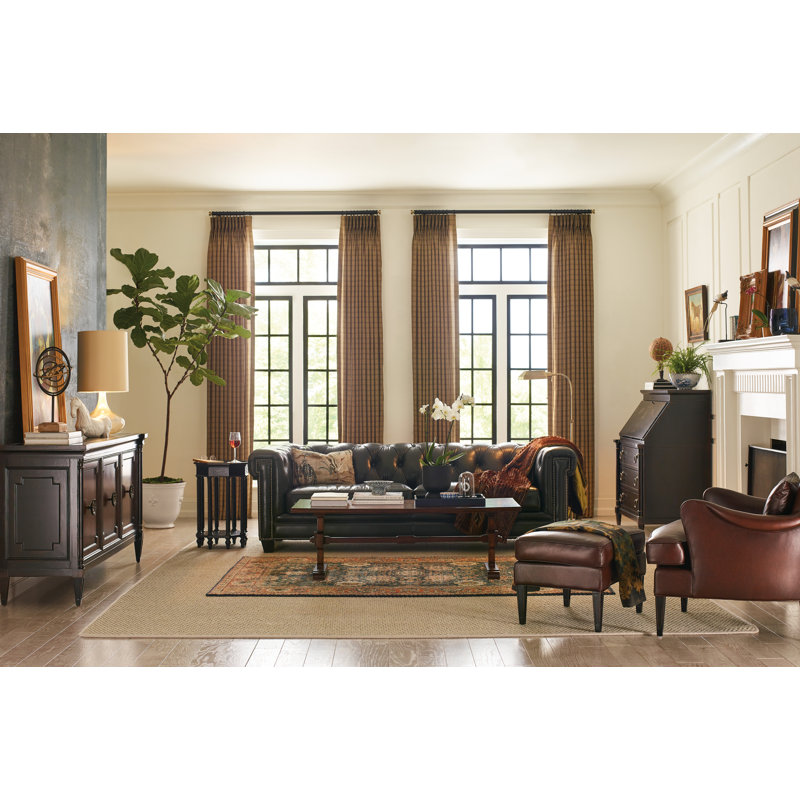 Black Cherry Octagonal Rustic Wood Side Table