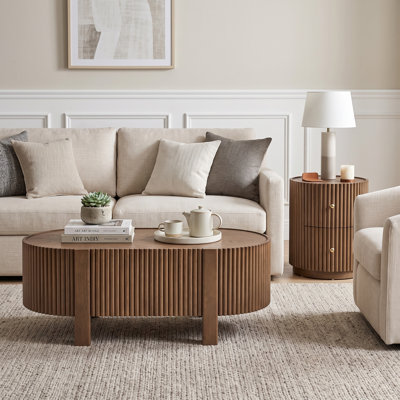 Ensemble de table basse et de table d'appoint Elbridge Modern Mid-Century