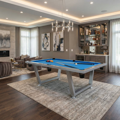 Table de billard en acier inoxydable 8 pi ardoise