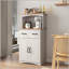 Armoire de cuisine en bois avec garde-manger et micro-ondes avec tiroir de rangement