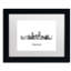 « omaha nebraska horizon wb-bw » par marlene watson, impression encadrée-19537717-70911686