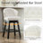 Aadhvika Upholstered BarStools with Solid Wood Frame-120341193-121080782